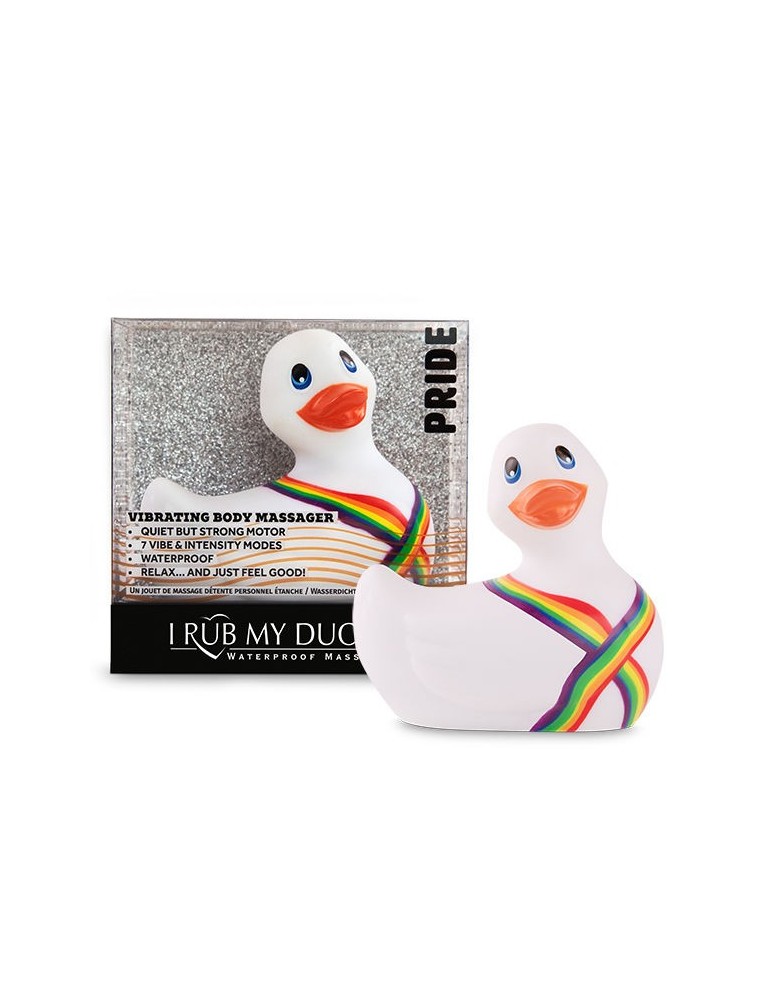 je frotte mon duckie 2.0 | fierté de canard vibrant (blanc)_2